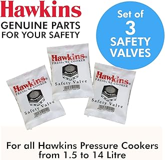 Hawkins B1010 3 Piece Pressure Cooker Safety Valve - B1010-3pcSet