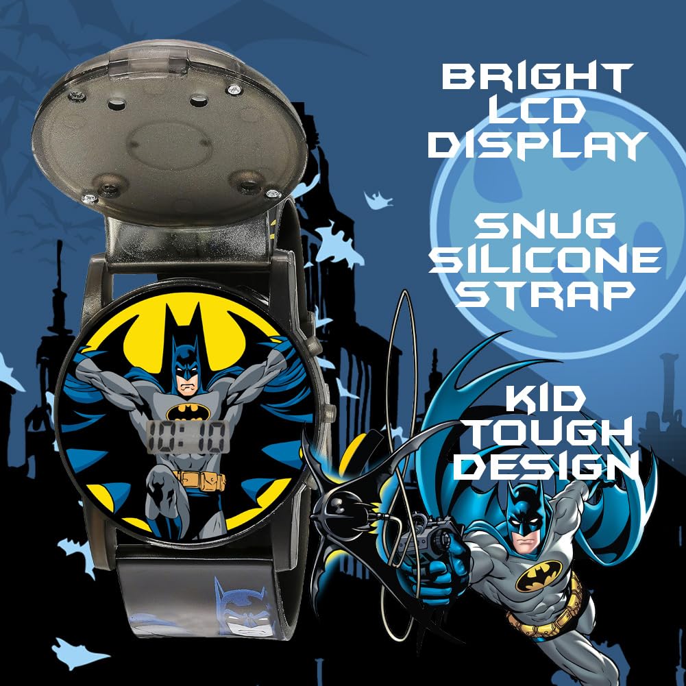 Accutime Reloj de cuarzo digital Batman para niños