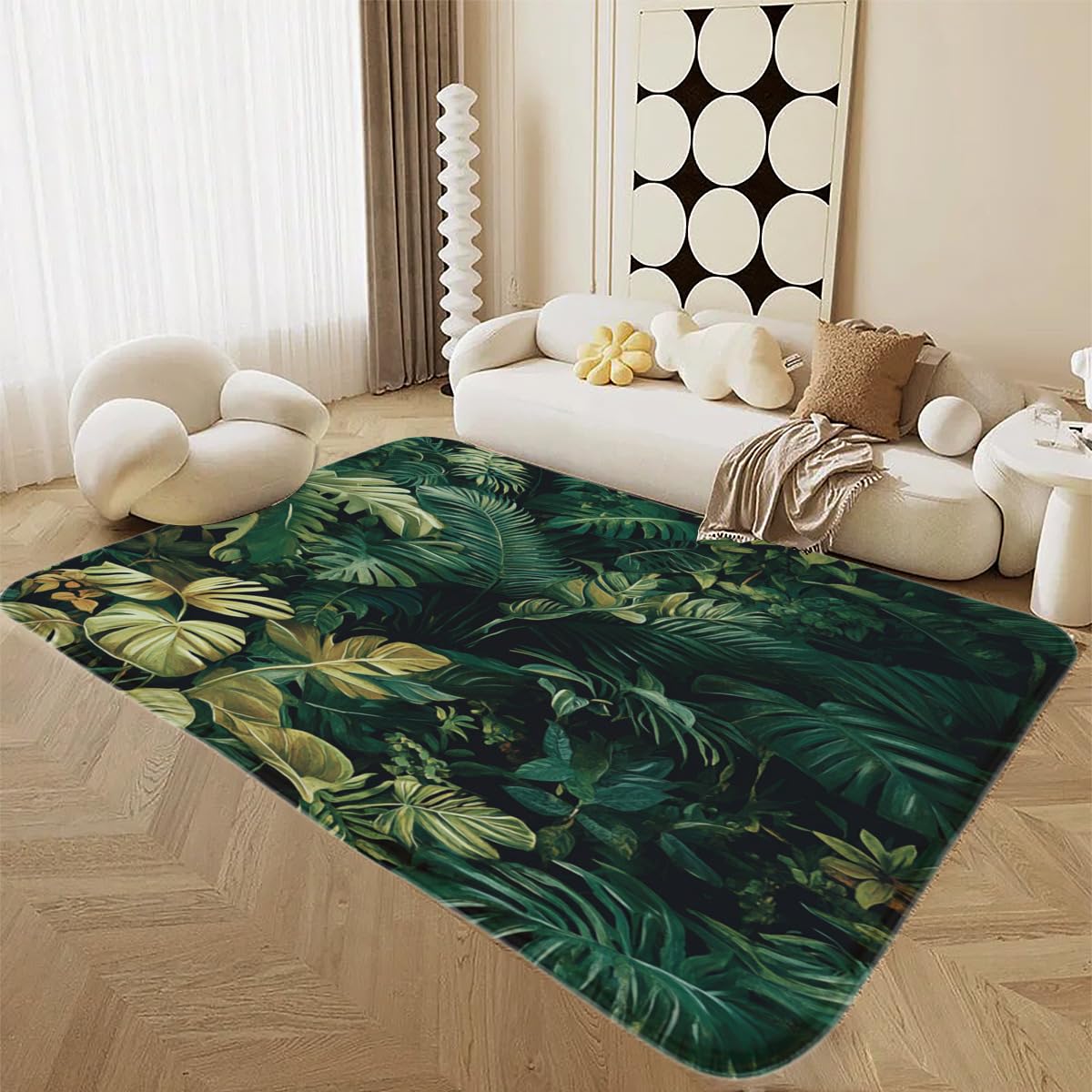 Alfombra moderna para sala de estar duradera y suave