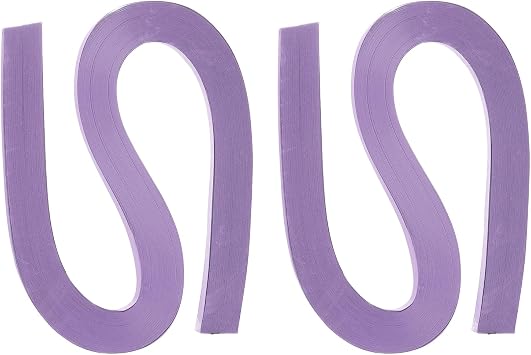 PATIKIL 240pcs Quilling Strips Paper 3/8(10mm) 21(54cm) Origami Paper Quilling Strip for Art DIY Craft Christmas, Violet Purple