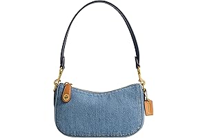 Women's Swinger 20 Denim Coach Purse