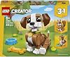LEGO Creator 3’ü 1 Arada Sevimli Hayvanlar: Oyunbaz Yavru Köpek 31382 – 8 Yaş ve Üzeri Çocuklar için Sincap veya Ördeğe Dönüşebilen Yaratıcı Oyuncak Yapım Seti, Eğlenceli Hediye Fikri (336 Parça)
