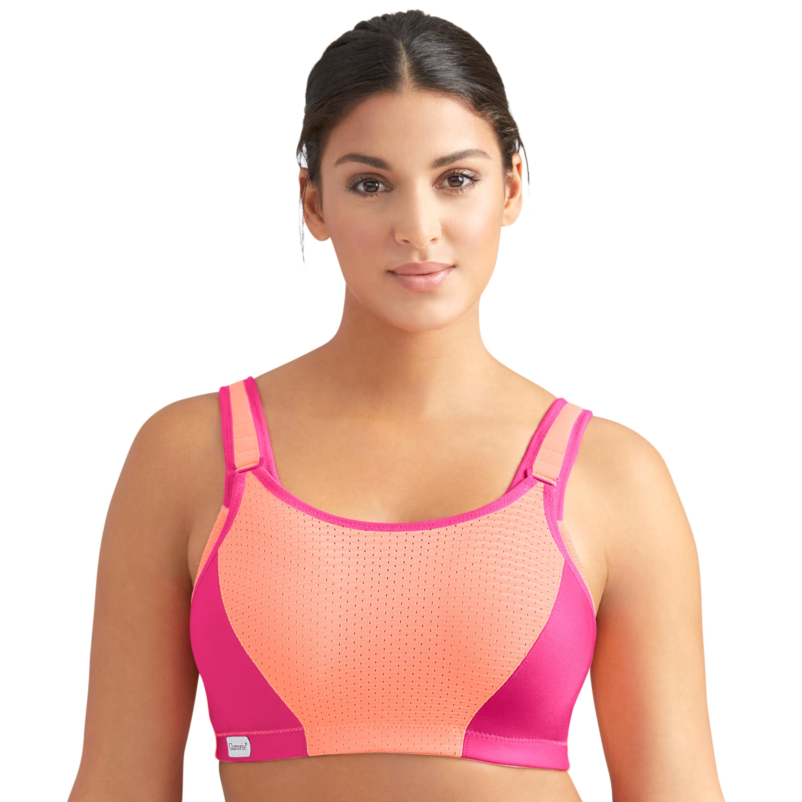 Glamorise Adjustable Wire-Free Sport Bra Sujetador Mujer (Pack de 1)
