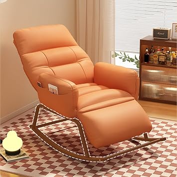 Rocking Chair, Relax Chair, Swinging Chair, 1 Seat, Easy Chair, Clinic, 5 Adjustable Levels, Personal Chair, Relaxed, Breathable, Stylish, Lounge Chair, Easy Assembly, For Living