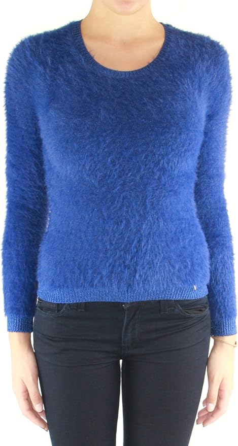 GUESS W63R47Z1BP0, Maglione Morbido Donna, Blu (G774 SODALITE BLUE), XS :  Amazon.it: Abbigliamento