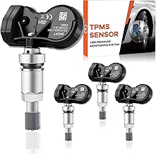 Tyre Pressure Sensor Multiprotocol TPMS Sensor TPMS Tyre Pressure Monitoring System Fits Vauxhall Chevrolet Nissan Renault for Almost All Models 13598773, 13506028, 13581561, 4 Pieces