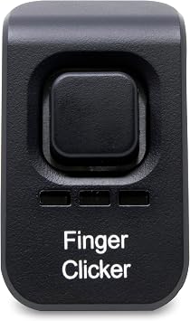 E-Collar Educator FT-330 Finger Clicker Dog Training Tool, Red | 4 Adjustable Sound Levels, Velcro Finger Strap, Manual Clicker for Dog Training, Red