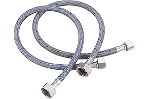 Faucet Supply Lines: Premium Braided Nylon for Kitchen and Bathroom