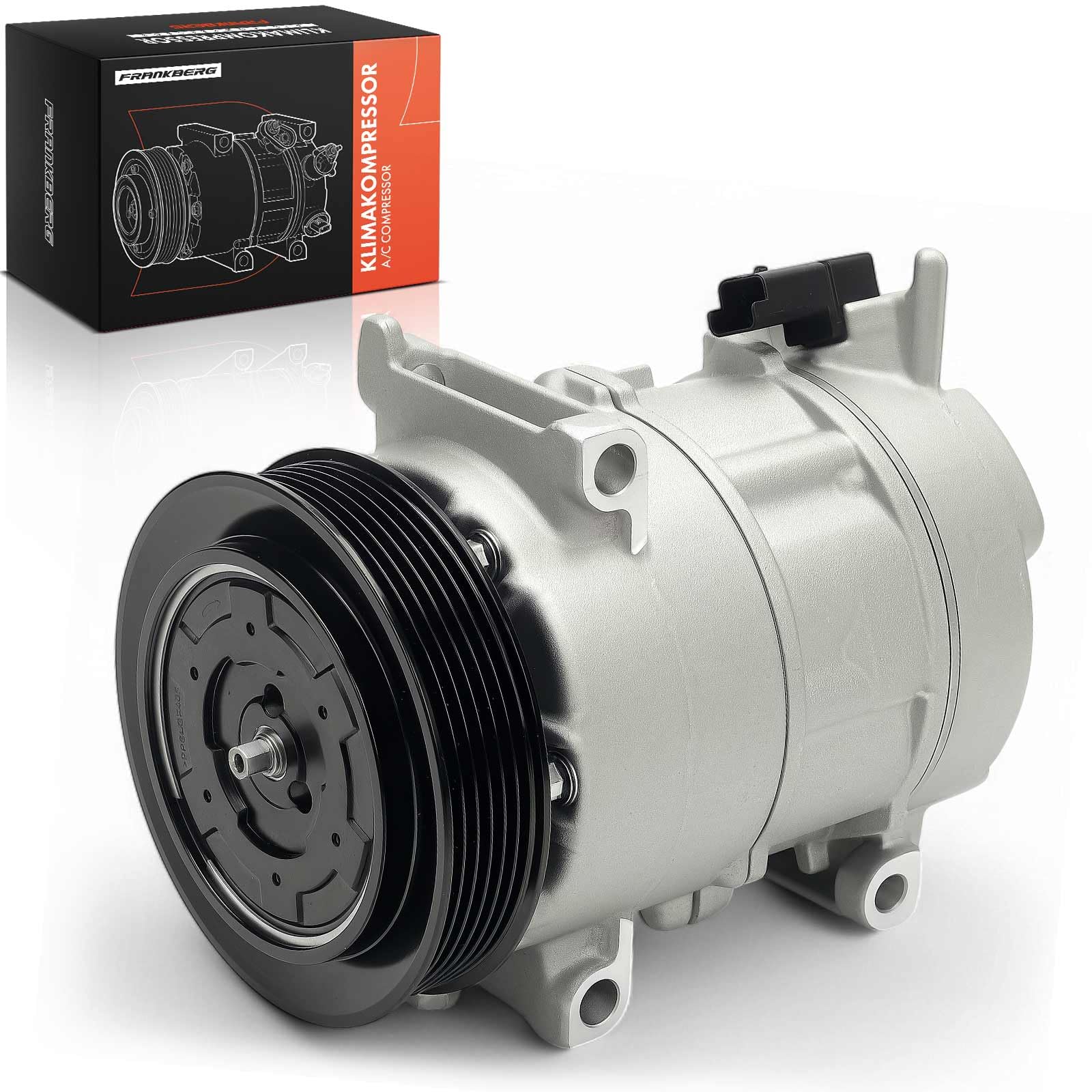 Frankberg Compresor de aire acondicionado con embrague Compatible con C4 (Grand) Picasso II DA DD DE 308 II L3 LB LH LP LW 308 SW II L4 LC LJ LR LX Replace# 9809274880, aceite premezclado