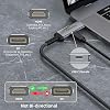 Adaptador unidireccional HDMI a DisplayPort 4K@60Hz 2K@144Hz 1080P | Fuente HDMI a monitor DisplayPort compatible con tarjetas gráficas de PC, laptops, Xbox One/360/NS/PS5/Mac Mini 7