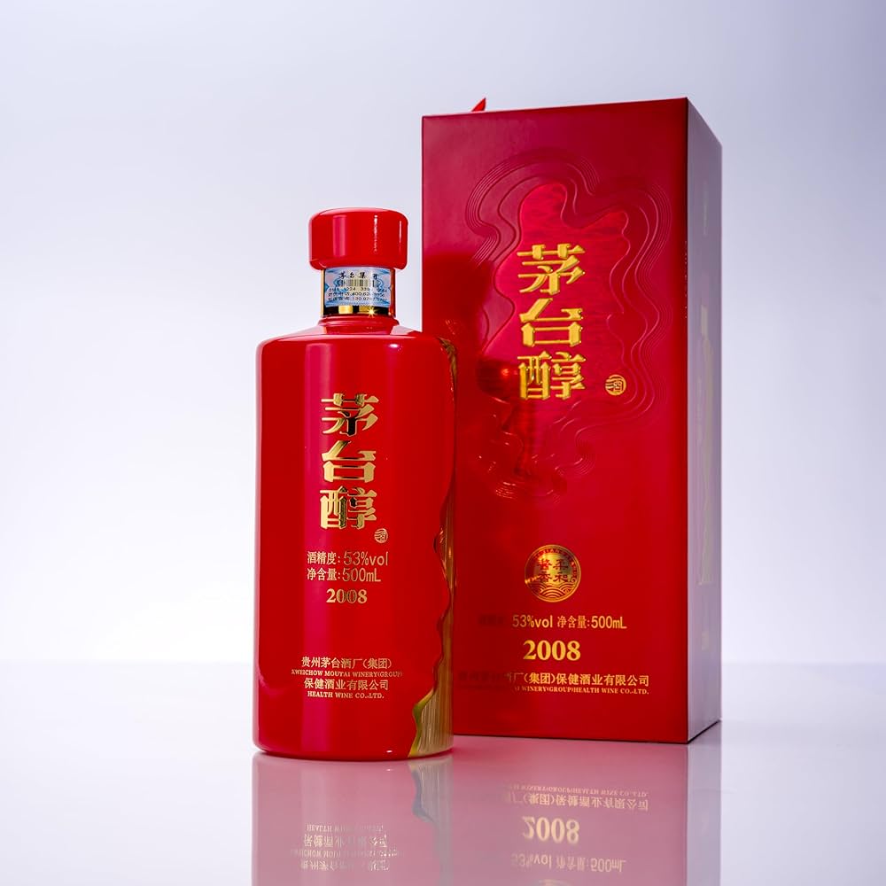 Amazon.co.jp: 茅台醇2008 アルコール53度500ml 箱付 中国酒 白酒 柔和