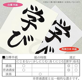Amazon | 墨運堂 半紙 白樺 かな用 60枚入 24249 | 書道半紙 | 文房具