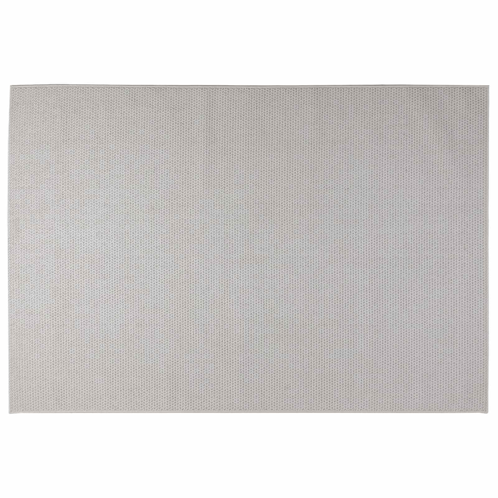 Tapis de surface rectangulaire LUGO crème pour sol froid et salon sombre