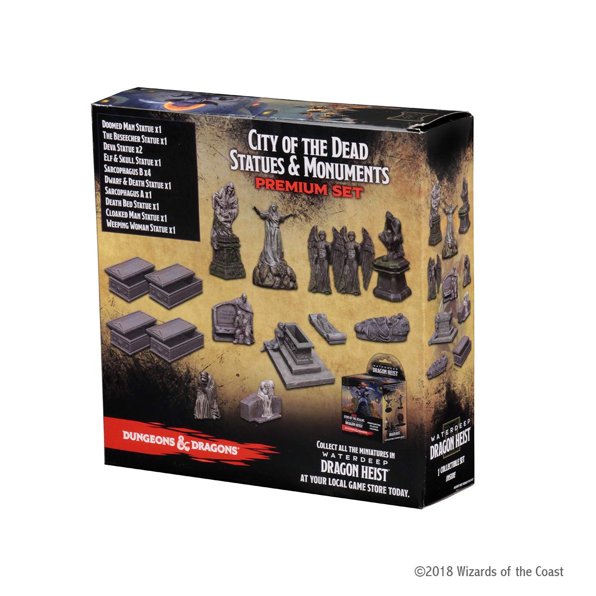 Rubie's WizKids D&D Icons of the Realms: Waterdeep Dragon Heist (8 ct. Standard), Booster Brick | DnD Miniaturen Halloween