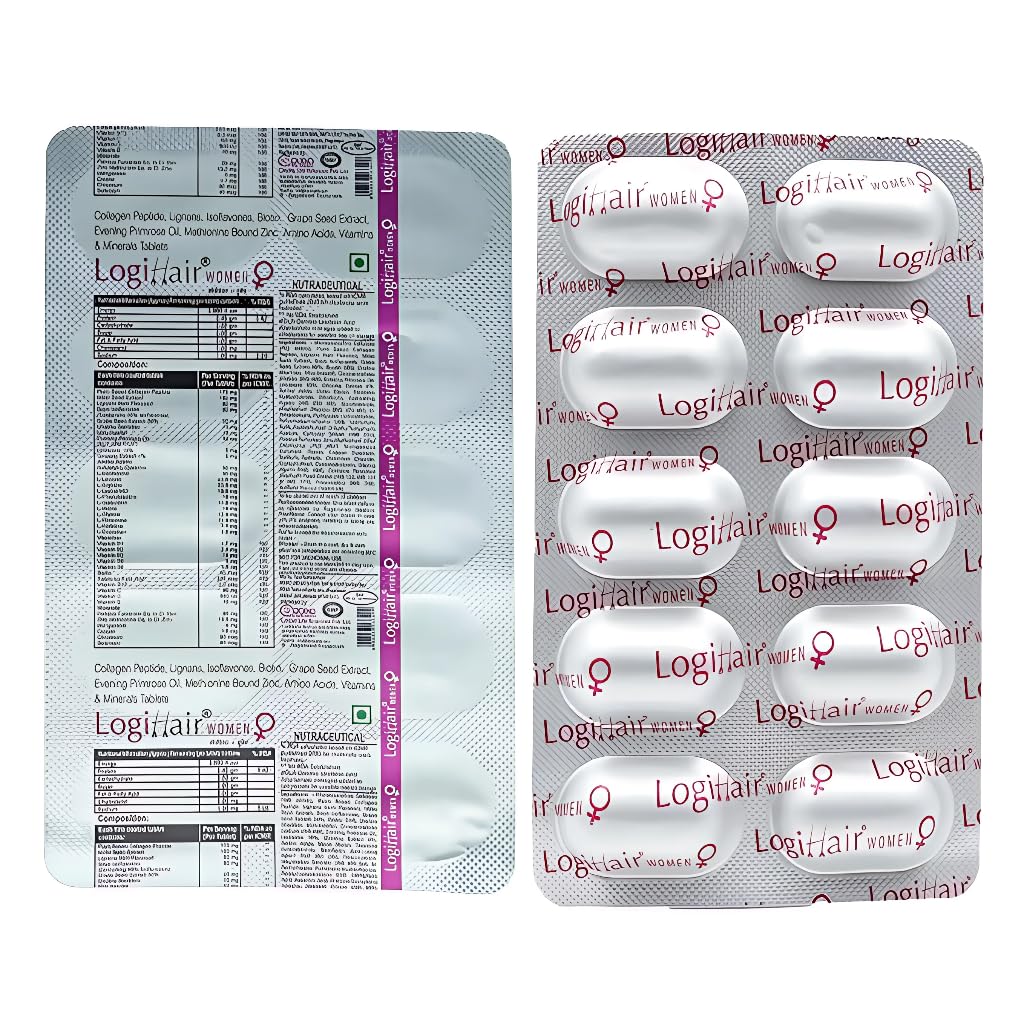 Logihair Women Tablet 1×30 Tablets (Bottle)-image-12