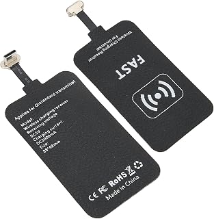 Wireless Charger Receiver, Qi USB C Receiver 10W Fast Induction Adapter Patch Module Interface Receiver and Charger Car