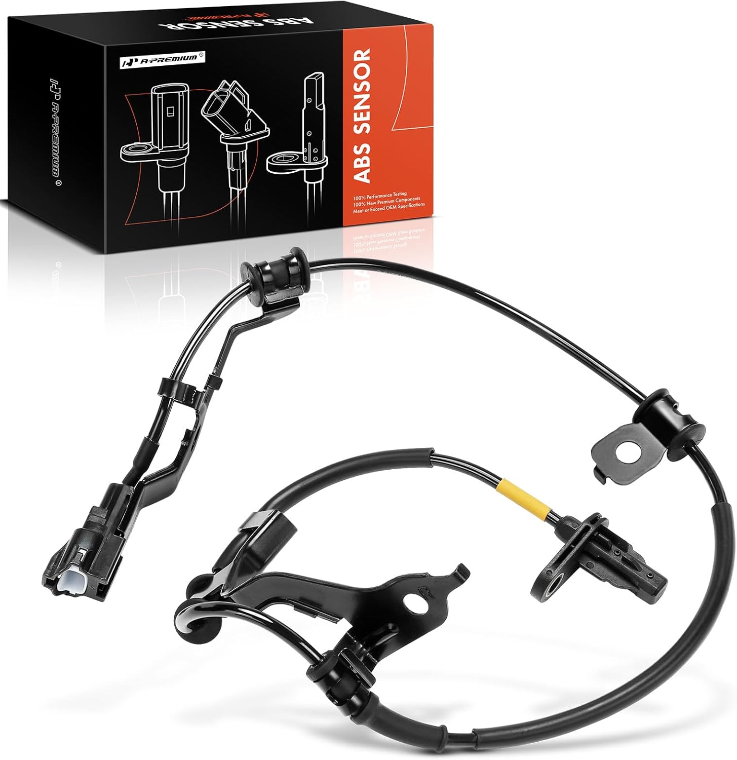 A-Premium Rear Right ABS Wheel Speed Sensor Compatible with Kia Sorento 2014-2020 [AWD] Rear Right Passenger Side