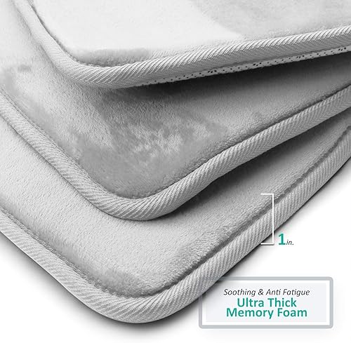 Miniatura 6 de Clara Clark tapete para baño, regadera o tina, de gomaespuma, negro, antiderrapante