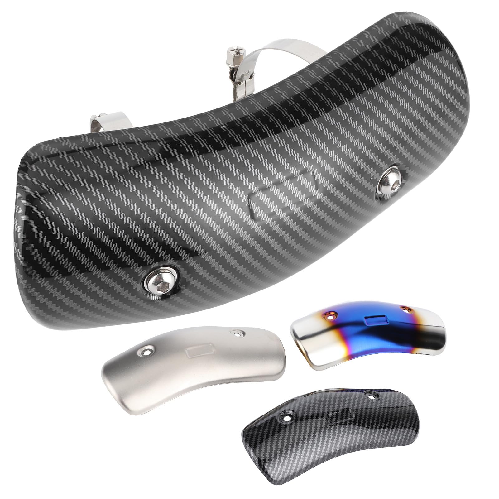 Copertura scarico moto Modifica della copertura delle protezioni dello scudo termico del tubo centrale di scarico per accessorio moto Paracalore moto