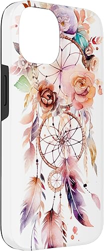 Miniatura 6 de Funda diseñada para iPhone 12 Pro Max con diseño de atrapasueños de corazón