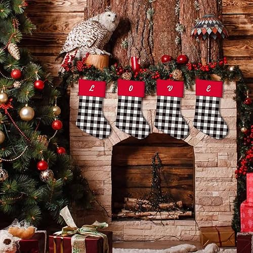 Miniatura 7 de MALIHONG 1 paquete personalizado de feliz año nuevo feliz Navidad calcetines Yorkie perro primer calcetín Van coche copo de nieve nombre