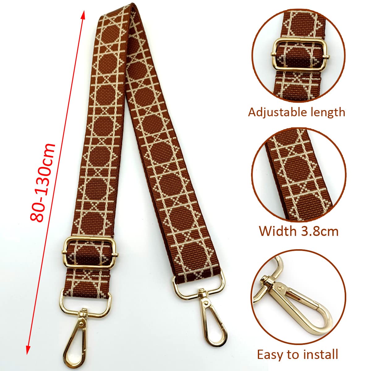 HURRISE Remplacement De La Courroie Du Sac à Bandoulière Ceinture En