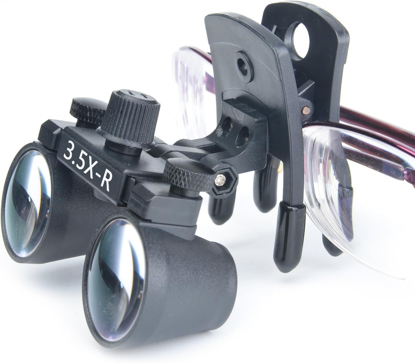 EustomA 3.5X Loupes Glasses Magnifier Clip on Style DY-110 3.5X-R
