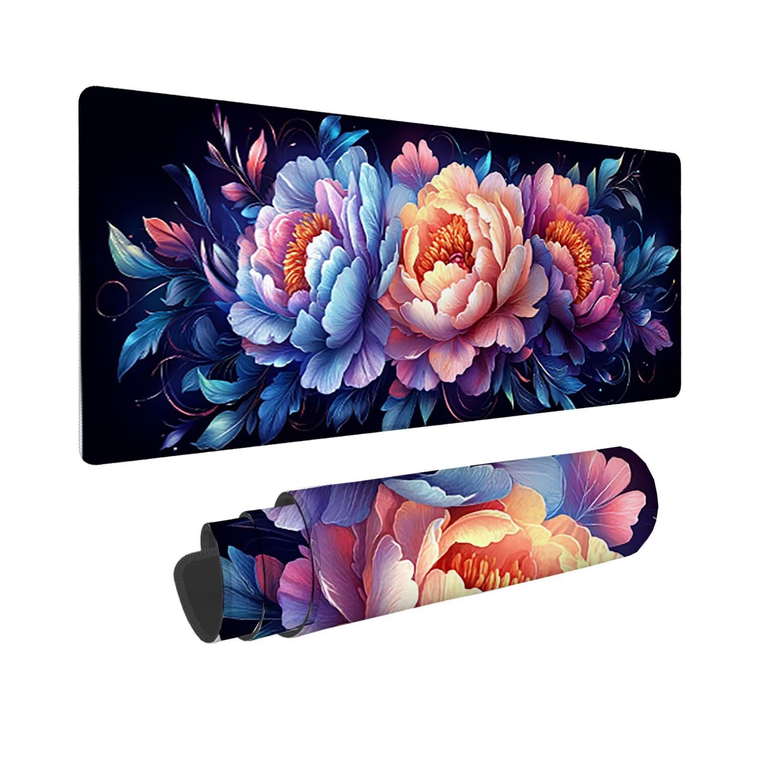 Podkładka pod mysz do gier, 1400 x 600 mm XXL Podkładka pod mysz do gier, duża, antypoślizgowa, wodoodporna, iExtended długa podkładka pod mysz do klawiatury XXL, akcesoria biurowe, do gier, komputera