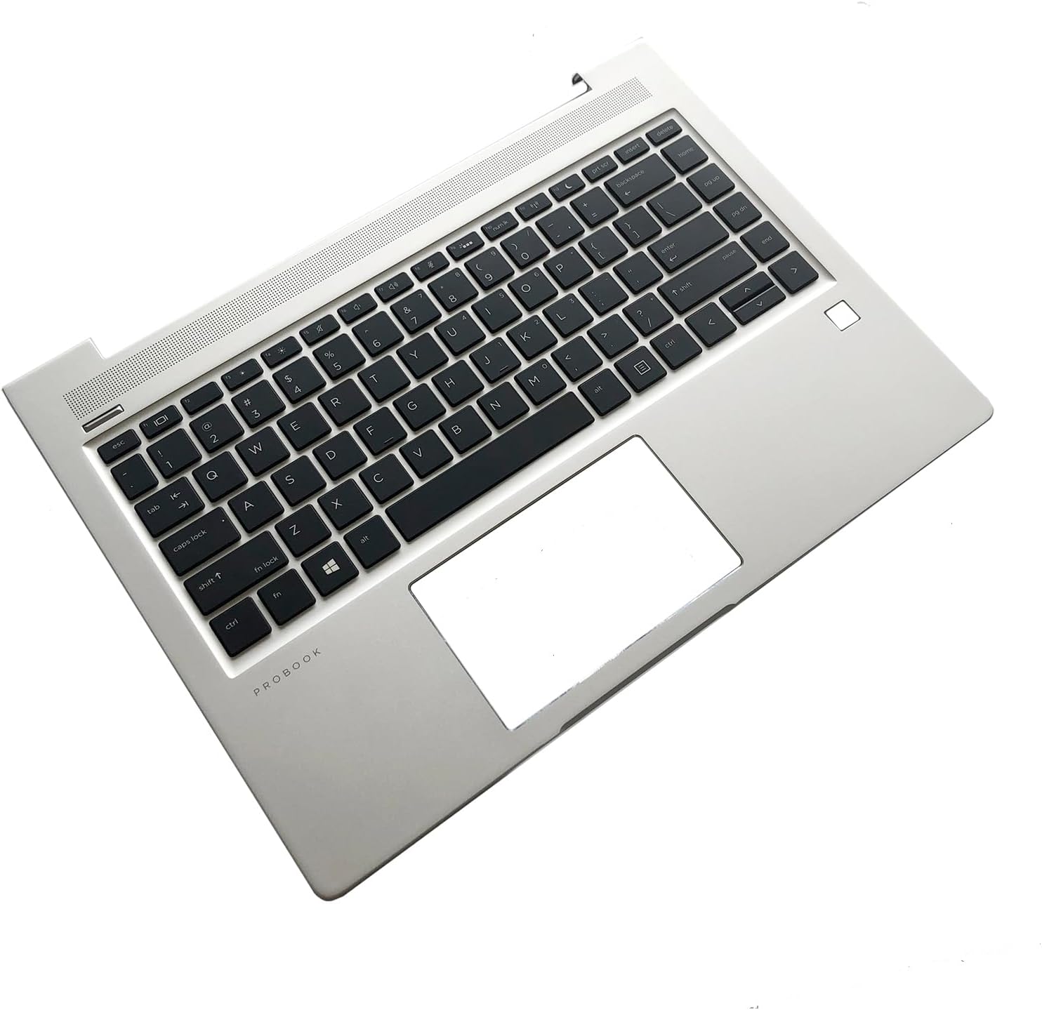 L44588-001 L38138-001 L44588-001 Replacement for HP ProBook 445R 440 445 G6 440 G7 Laptop Upper Top Cover Case Palmrest Backlit US Keyboard Assembly Part Sliver