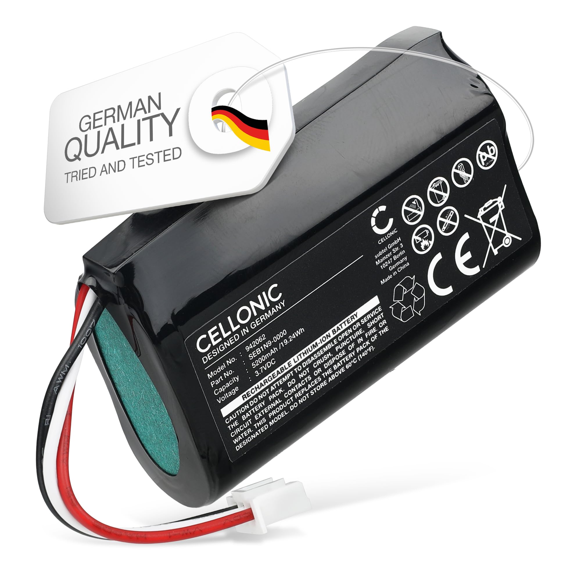 CELLONIC Battery compatible with Ring Alarm Base Station, SEB1N9-0000