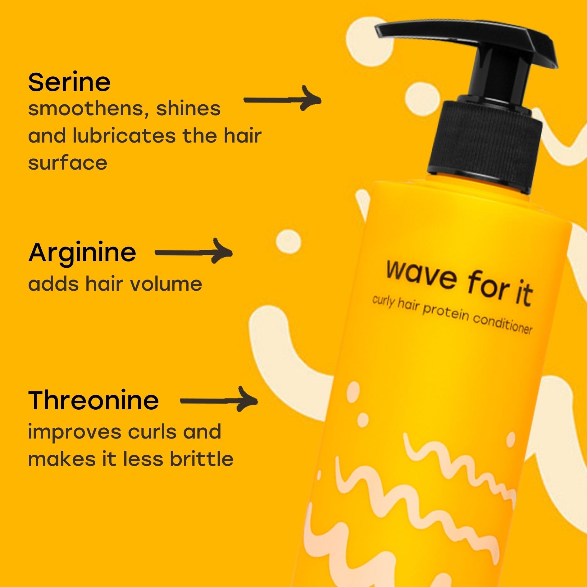 Twisty Wave For It Conditioner 280 ml, Protein Formula, Strengthens, Defines Natural Curls, Reduces Breakage - Image 4