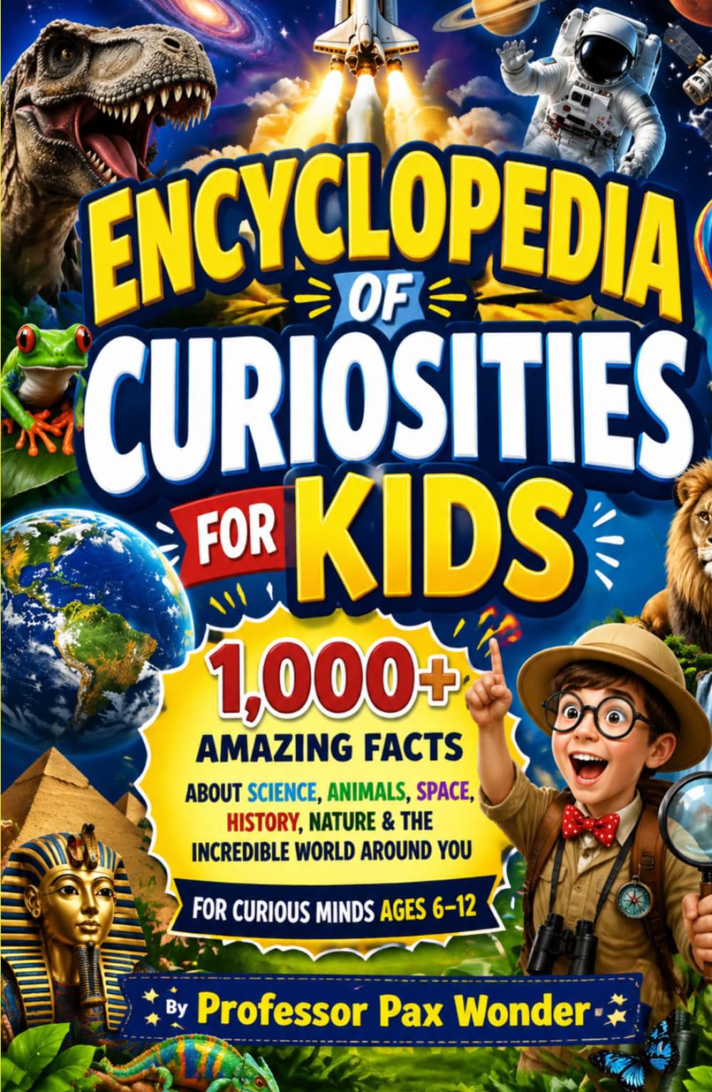Encyclopedia Of Curiosities For kids: 1,000+ Amazing Facts About Science, Animals, Space, History, Nature & the Incredible World Around You (Professor ... questions and answers, and adventures)