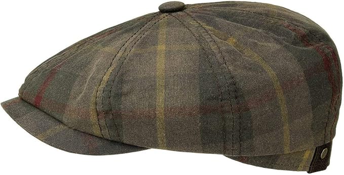 Stetson Hatteras Waxed Tartan Coppola Uomo - Made in The EU Berretto Piatto  Cappello Cappellino da con Visiera, Fodera Estate/Inverno - 55 cm Oliva :  Amazon.it: Abbigliamento