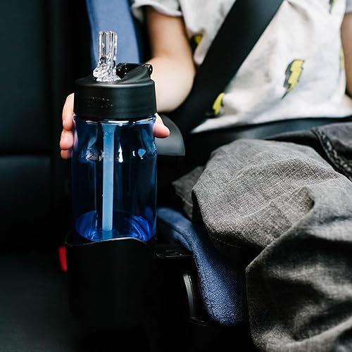 Miniatura 7 de Clek Oobr - Asiento elevador de respaldo alto con reposacabezas ajustable, diseño reclinable, sistema de cierre y tela sin retardantes (cremallera