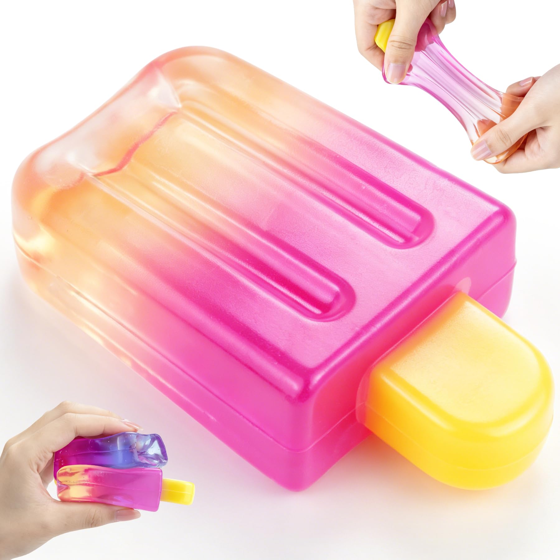Photo 1 of 1Pc Ice Cream Squishy Fidget Toys,Slow Rising Squeeze Sensory Toys,Stress Anxiety Relief Squishies for Kids Adults,Summer Party Favors Easter Basket Stuffers Classroom Rewards Birthday Gift
