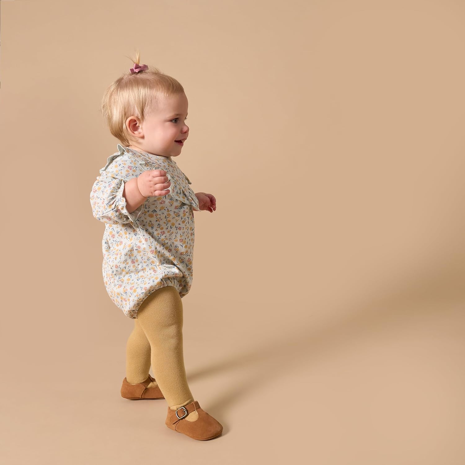 Modern Moments by Gerber baby-girls Bubble Romper and Tights Set - Image 6