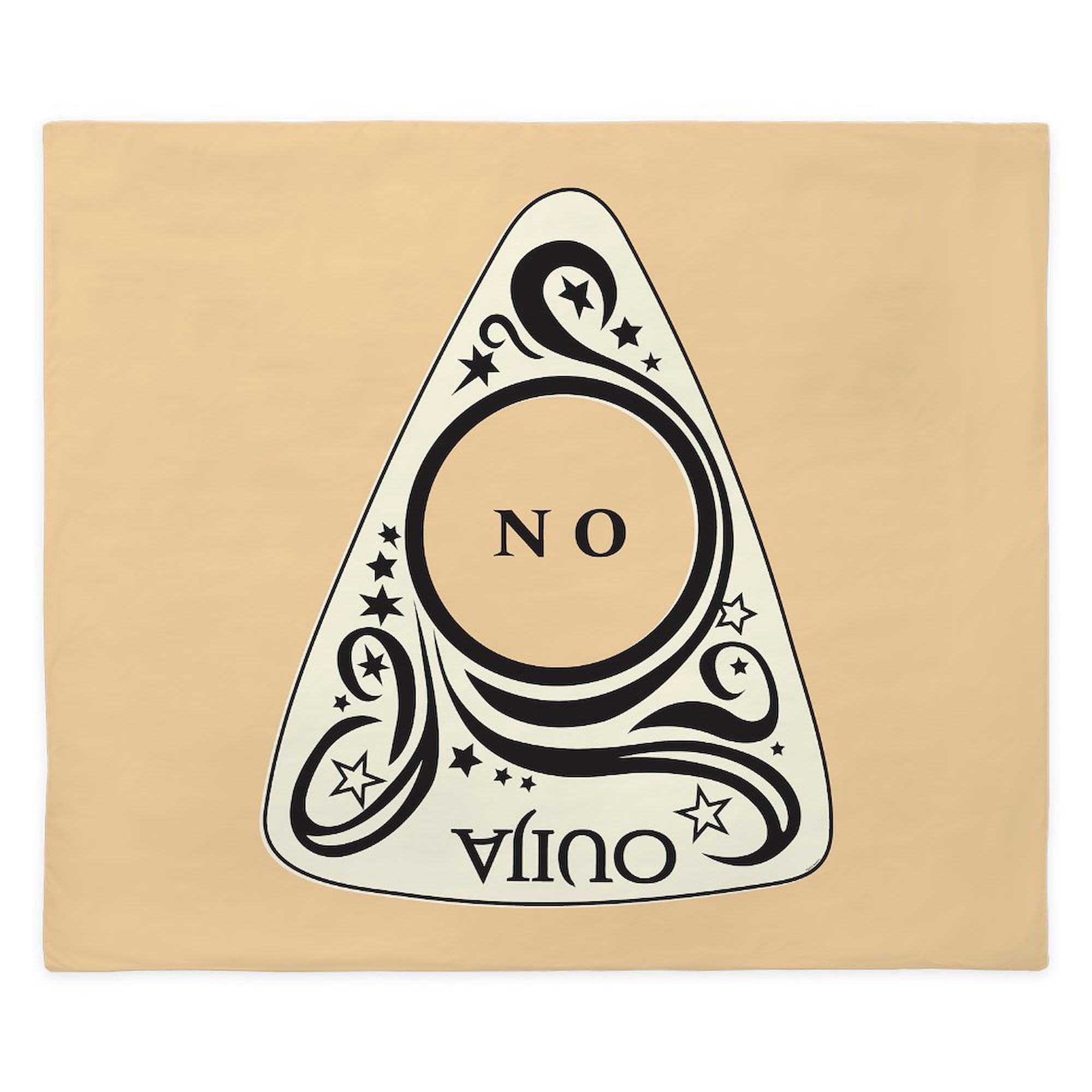 CafePress Ouija: NO King Duvet Cover, Printed Comforter Cover, Unique Bedding