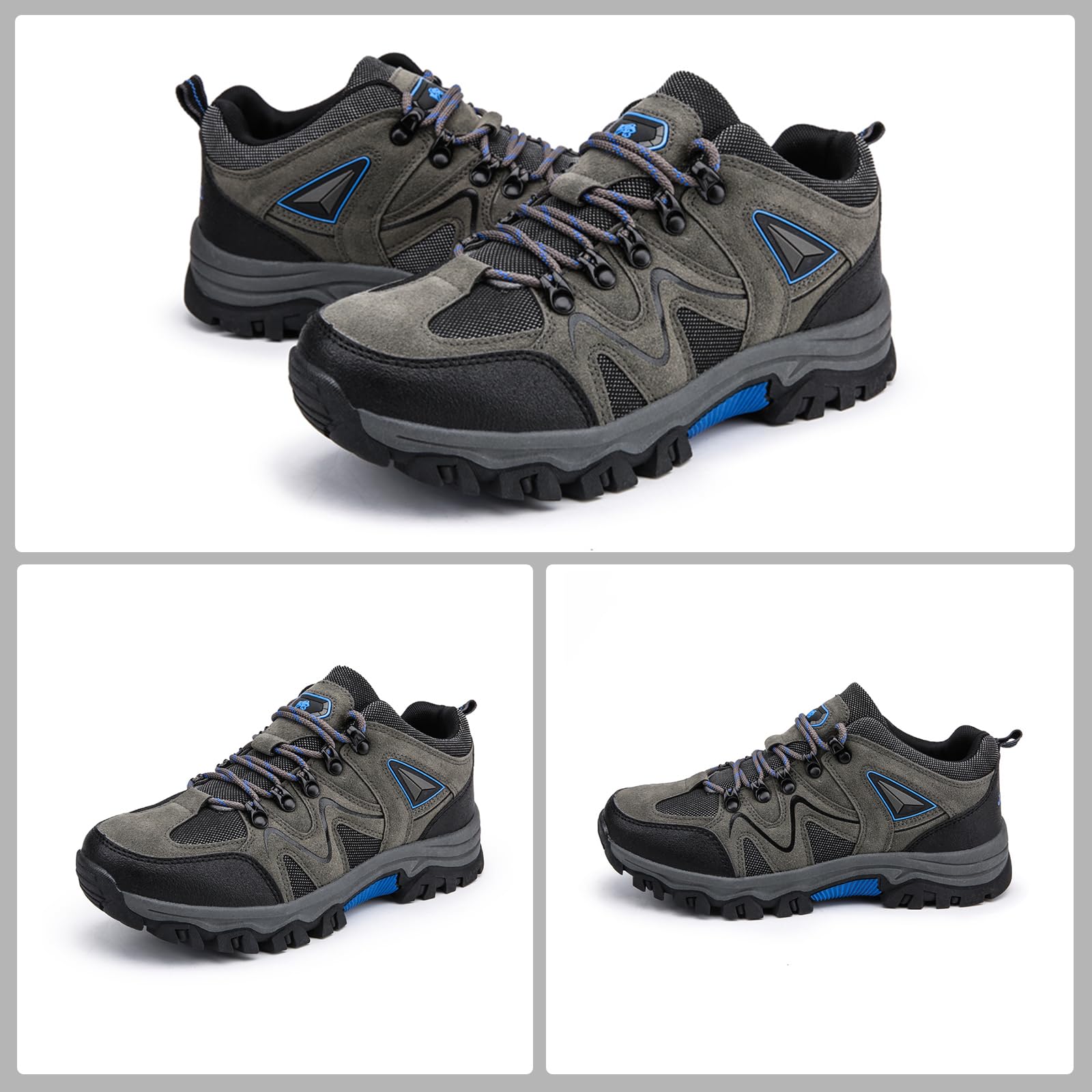 Zapatillas de Trekking Hombre para Senderismo y Montaña Trail Running Verano Ligeras 38-48 EU