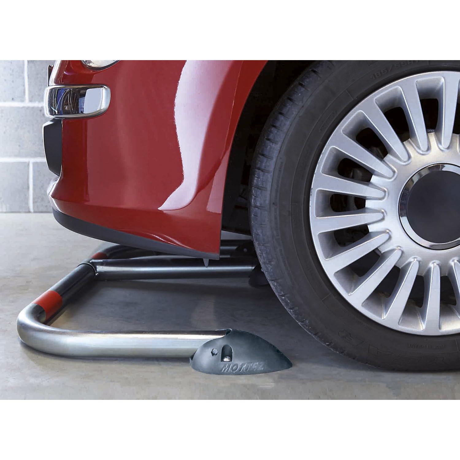 Mottez B302C - Barriera di parcheggio, design reclinabile