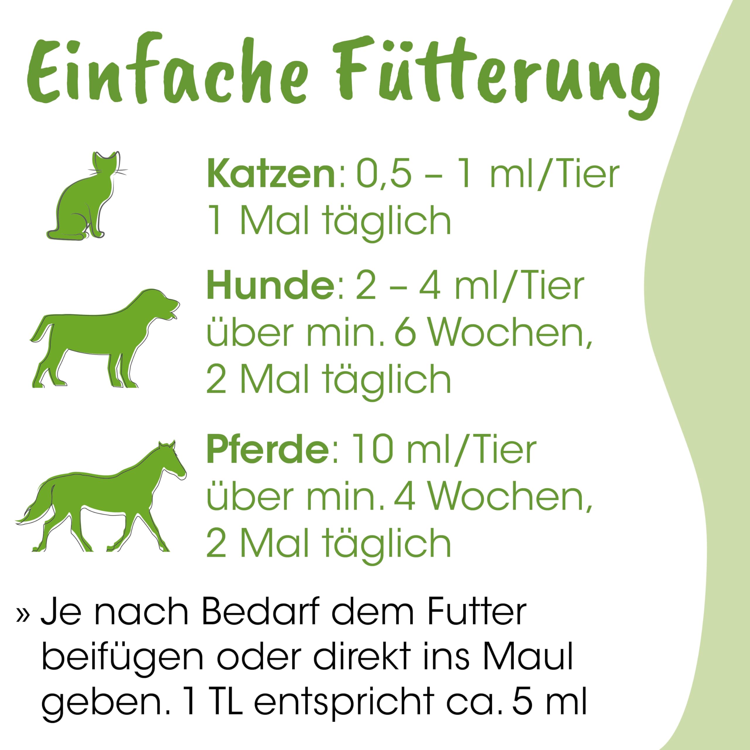 cdVet Naturprodukte ArthroGreen Lauf-Fit 500ml - Nahrungsergänzung zur Unterstützung der Gelenke für Pferd, Hund und Katze mit Kräutern