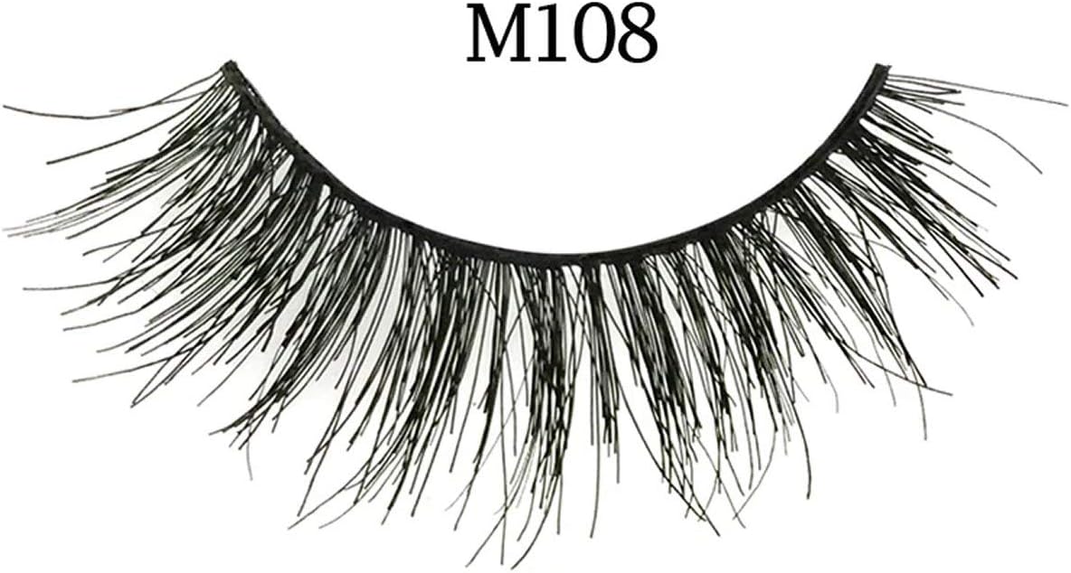 EldoraFalse Eyelashes M108 Multi-Layered