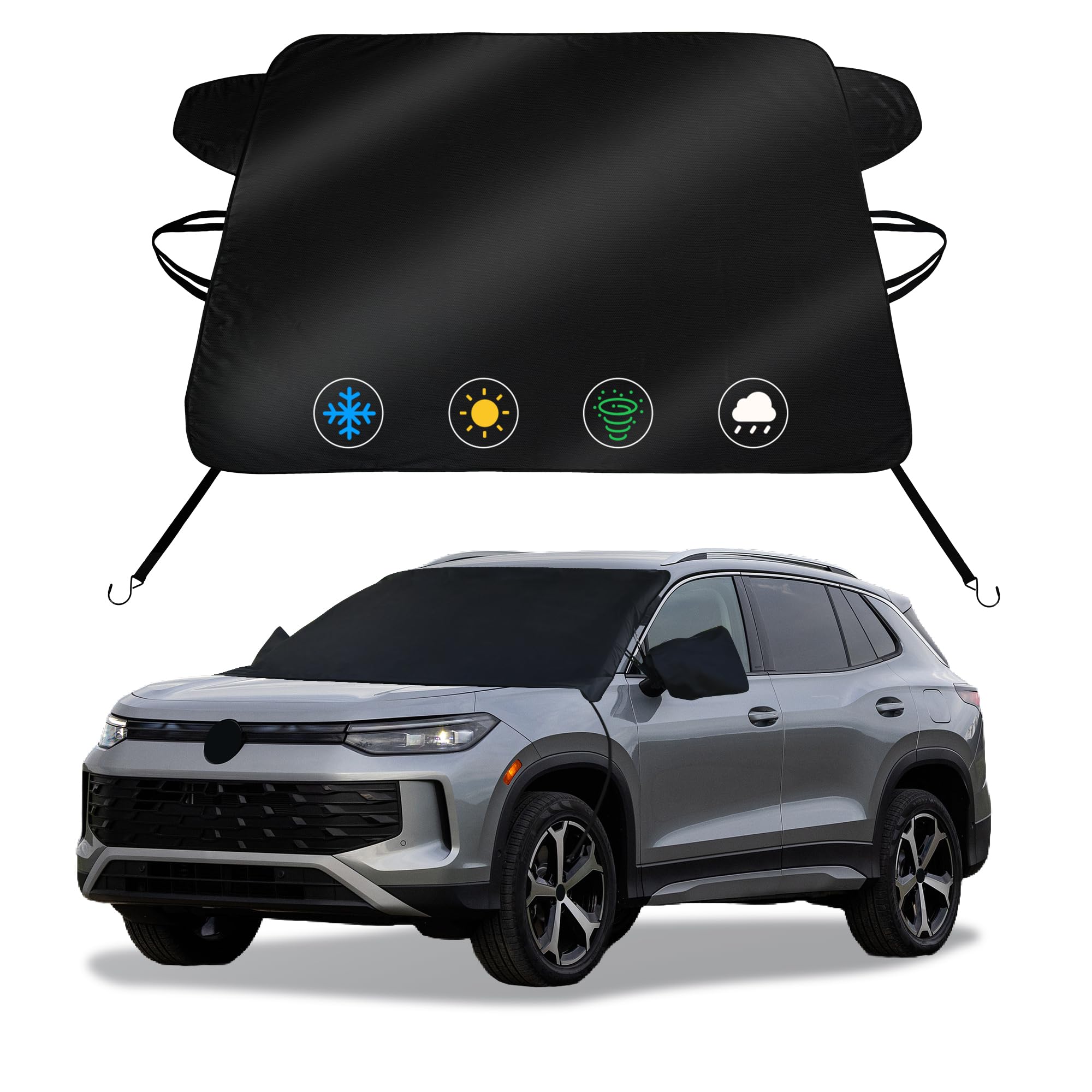 Windshield Cover for Ice &amp; Snow for Volkswagen VW Tiguan 2018-2026 2027
