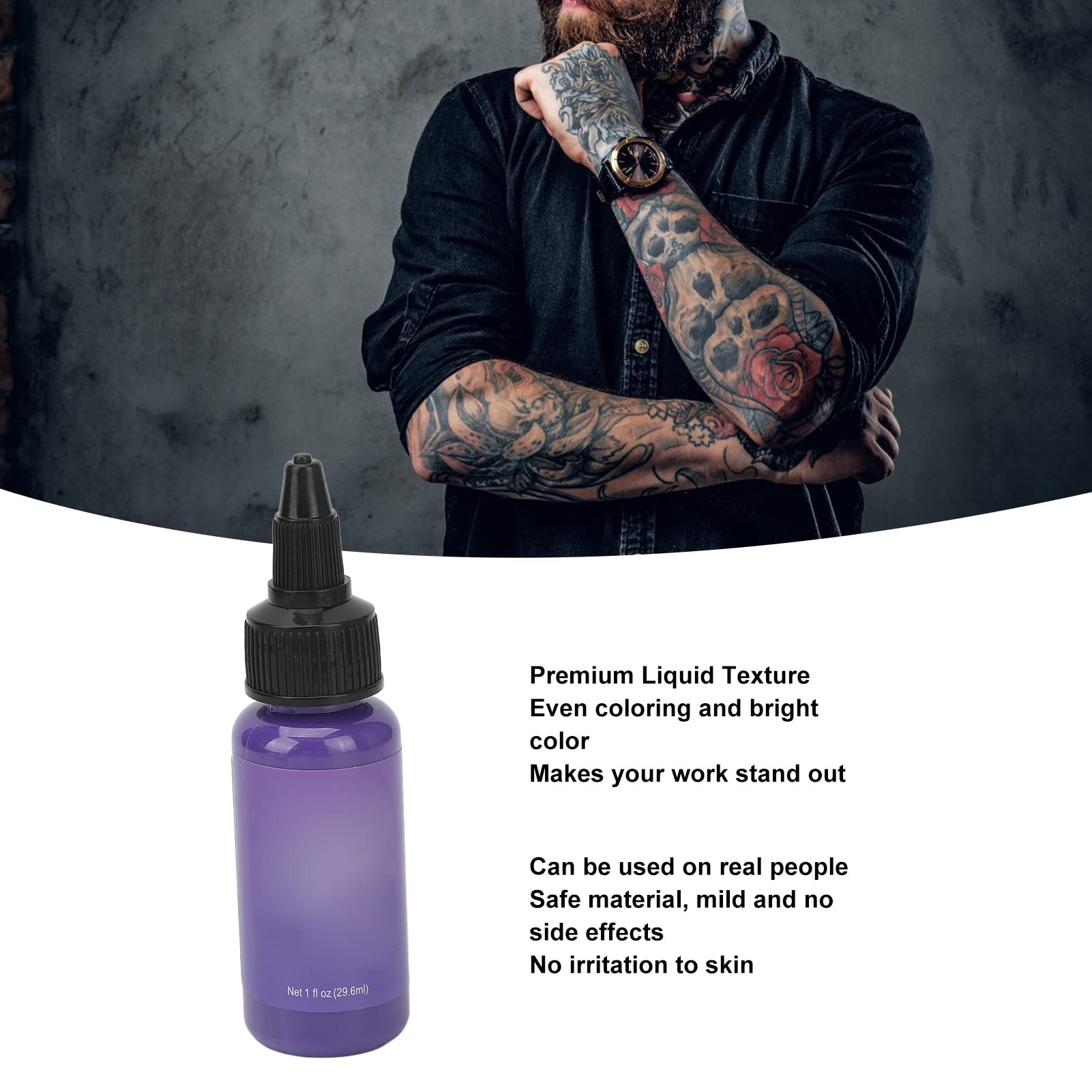 Amazon.co.jp: NOBONU タトゥーサプライインク、タトゥー顔料、簡単な