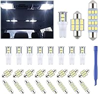 Vista 14 de 24 Piezas de Bombillas LED de Luz de Cúpula para Interior de Coche Kit de Bombillas de Repuesto 194 T10 DE3175 578 31mm 42mm para Mapa de Coche