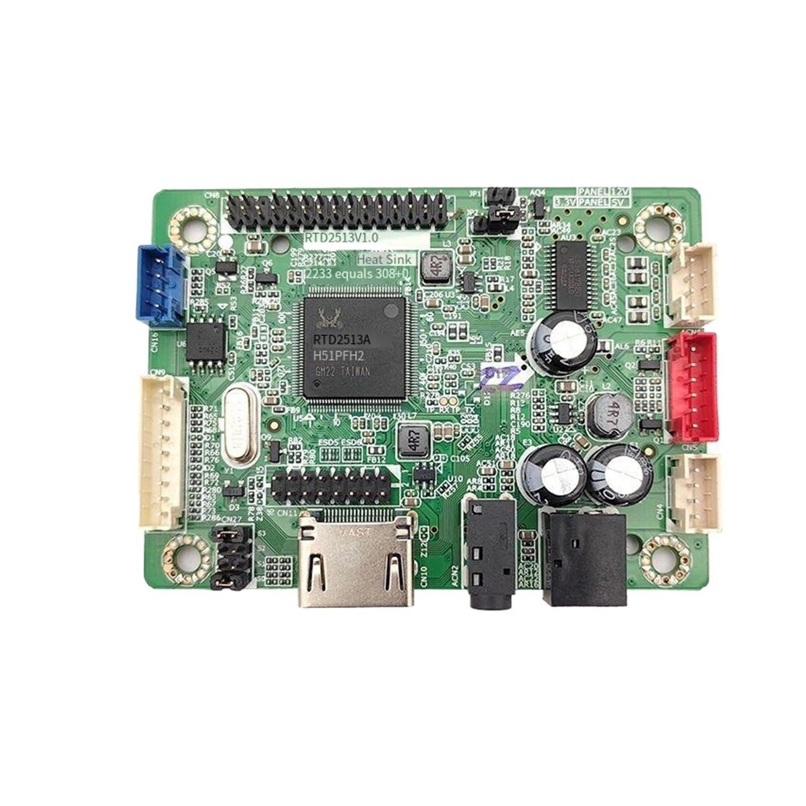 Scheda driver RTD2513V1.0 con ingresso HDMI e uscita LVDS, scheda madre senza driver, display di controllo industriale, scheda PC, 10 programmi