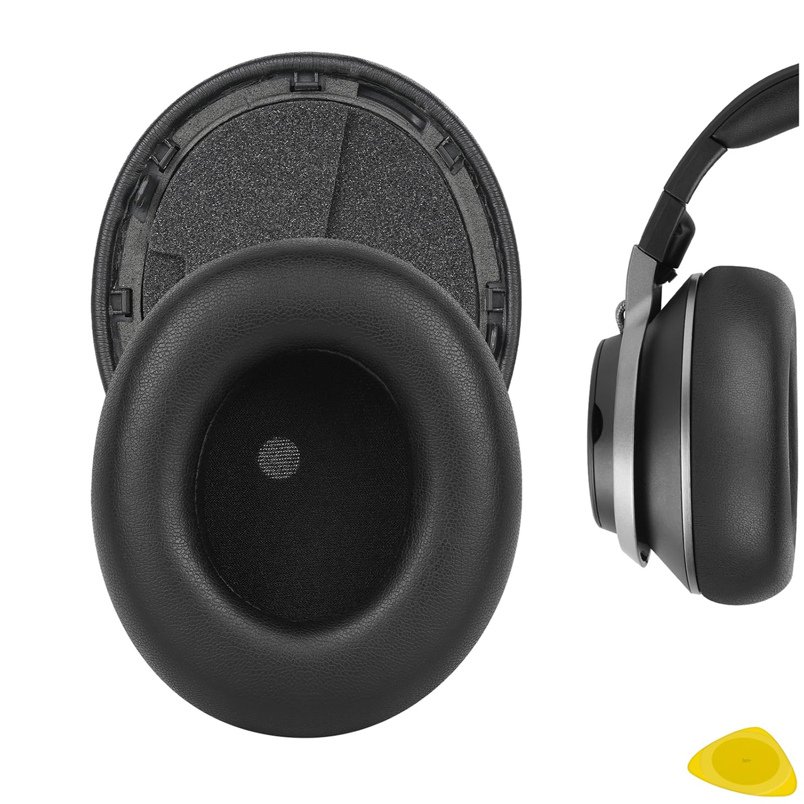 Geekria イヤーパッド互換性 パッド TurtleBeach Stealth Pro ヘッドホンに対応 パッド イヤー/イヤーカッププロテインレザー (ブラック)