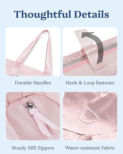 Miniatura 5 de Bolsa de mano para mujer, bolsa de fin de semana con compartimento para laptop para trabajo, enfermera, viajes, gimnasio