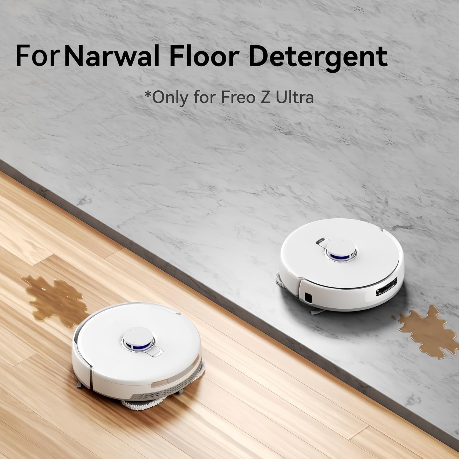 Robot Aspirador Y Detergente For Fregonas, Limpiador De Suelos De 580 Ml, Compatible Con Narwal Freo Z Ultra. No For J3 Y J4