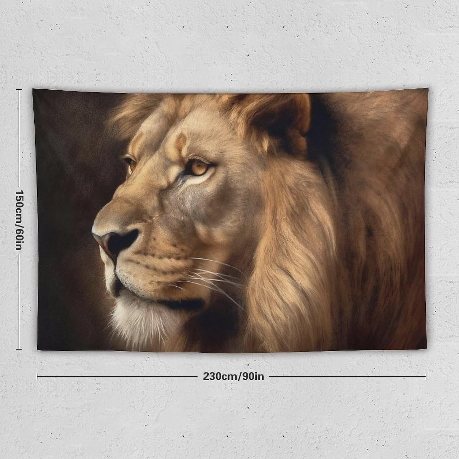 Tapestry Wide Wall Art Hanging Tapestries Lightweight Art Wall Blanket image 2
