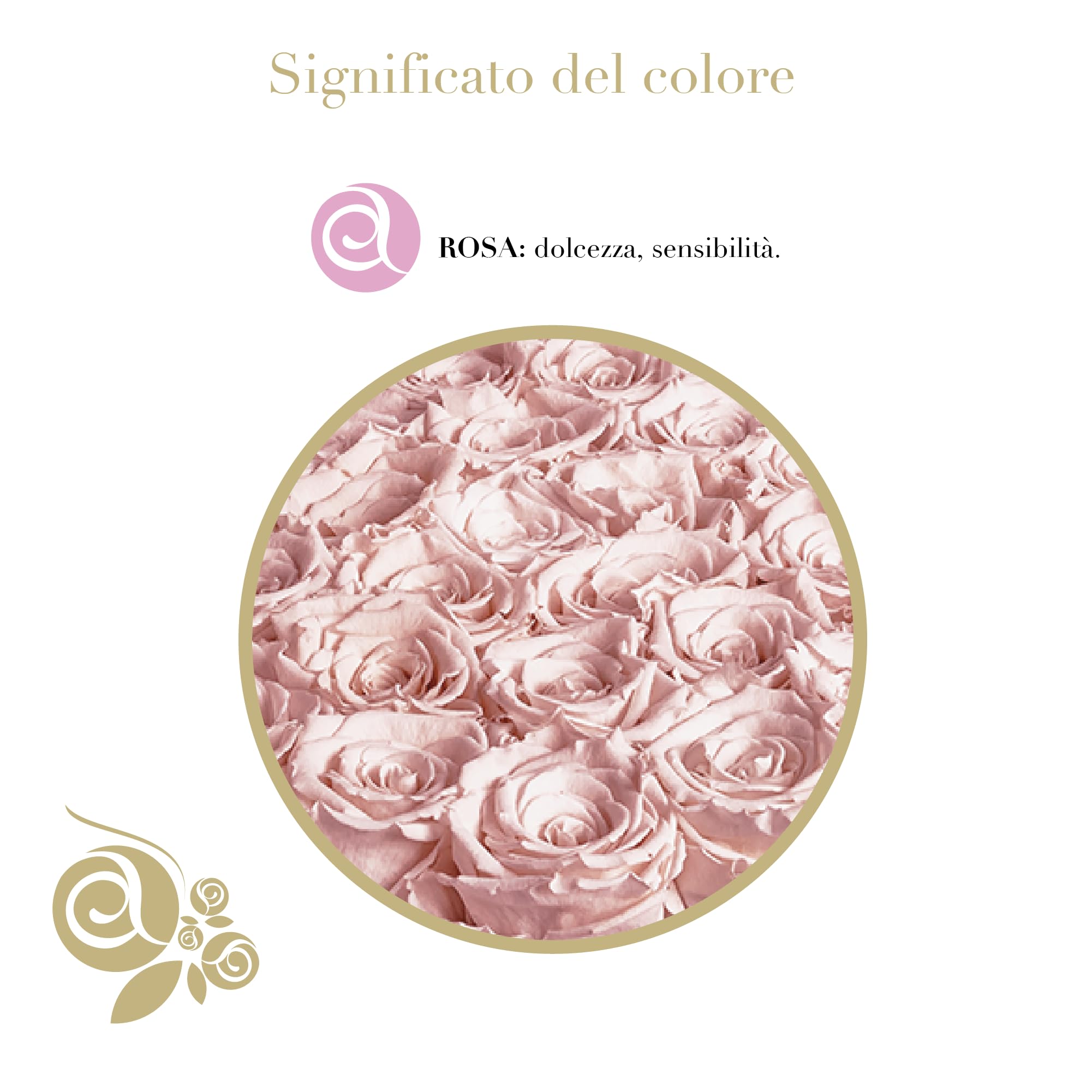 Aluisi Fiori - Cuore con 30 Rose Rosa Stabilizzate - Box Nera (Festa della Mamma, Regalo Romantico, Arredo Soft)